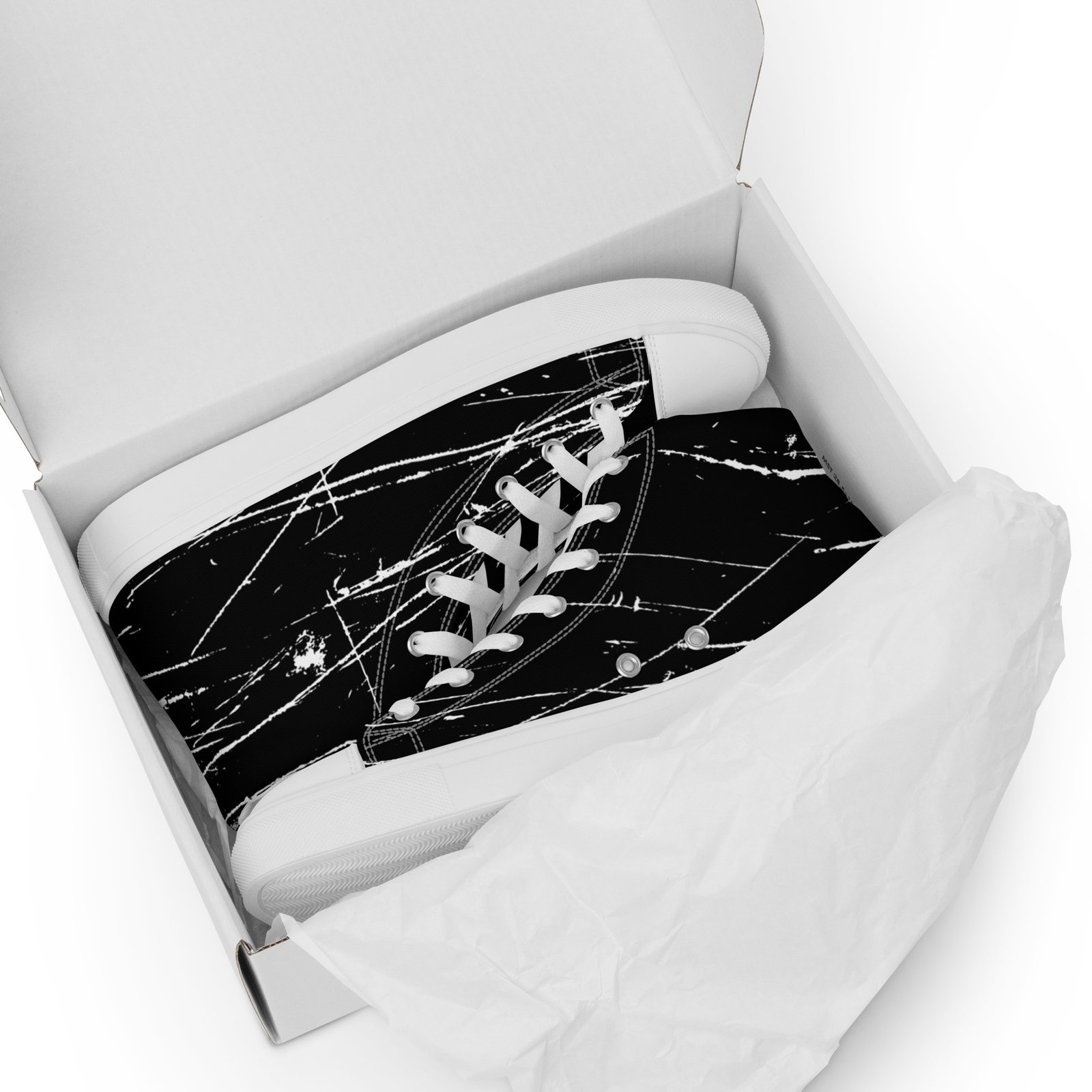 zapatillas altas de lona punk rock