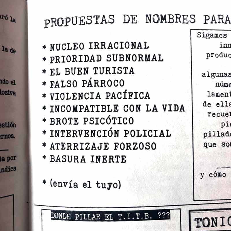 Ideas para nombres de bandas Punk & Hardcore